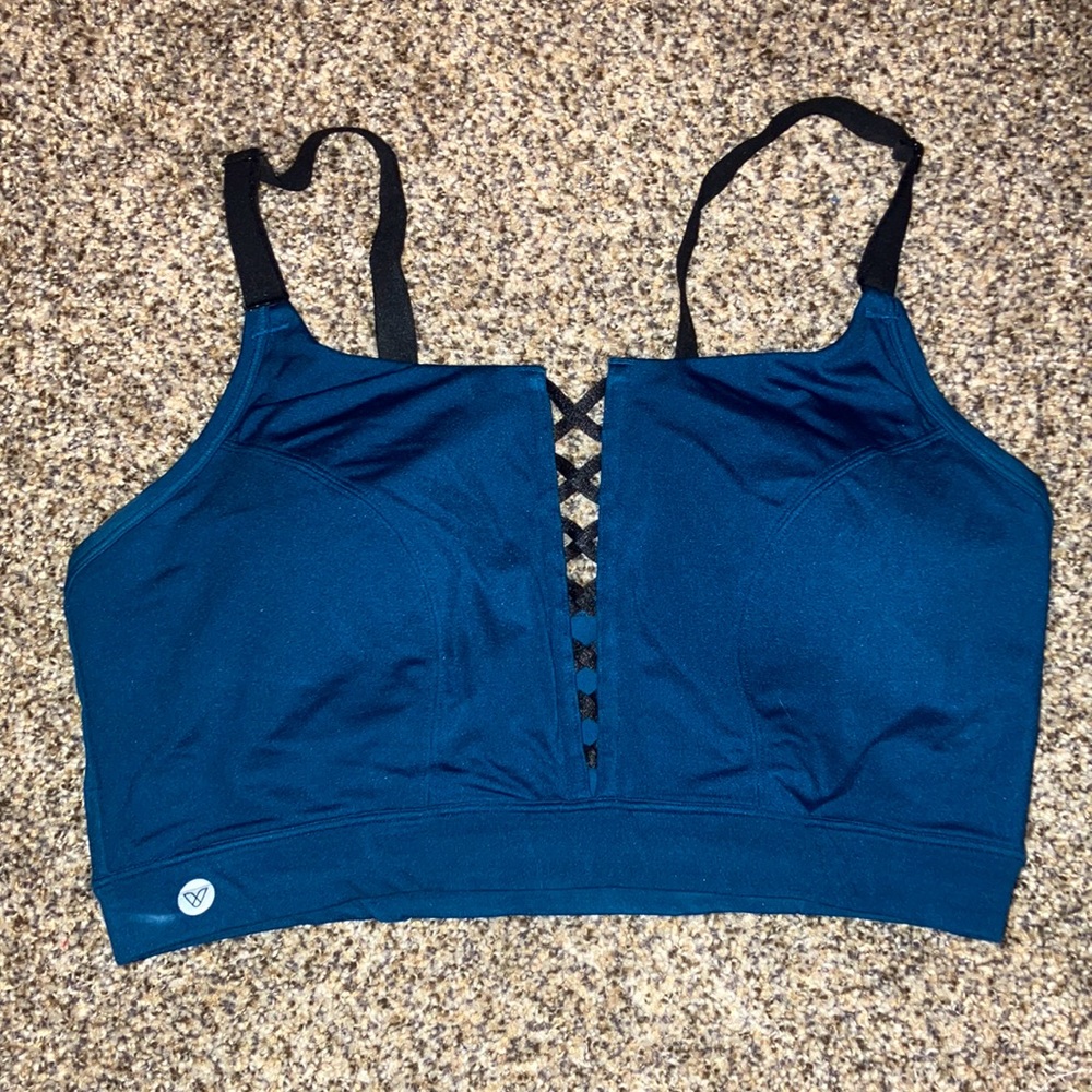 Teal Padded Sports Bra